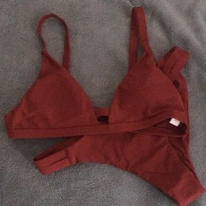 Burnt Orange / Red Bikini / Swimwear / Swimsuit